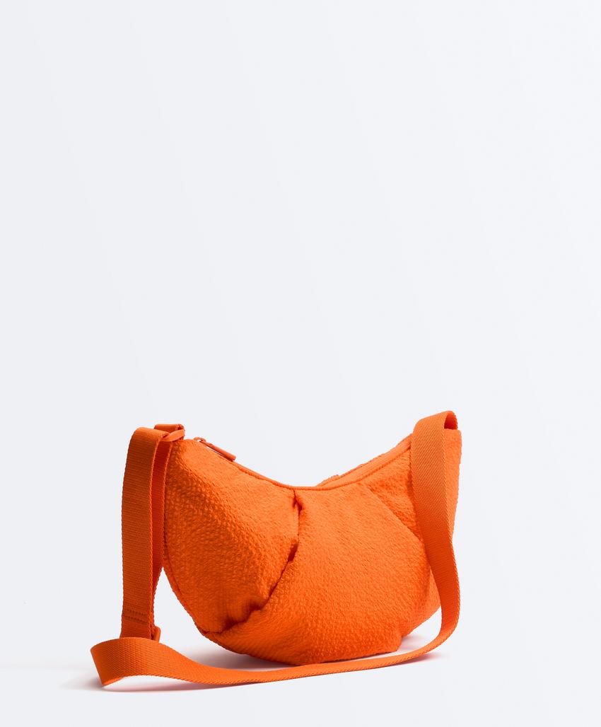 Mala a tiracolo acolchoada aos quadrados