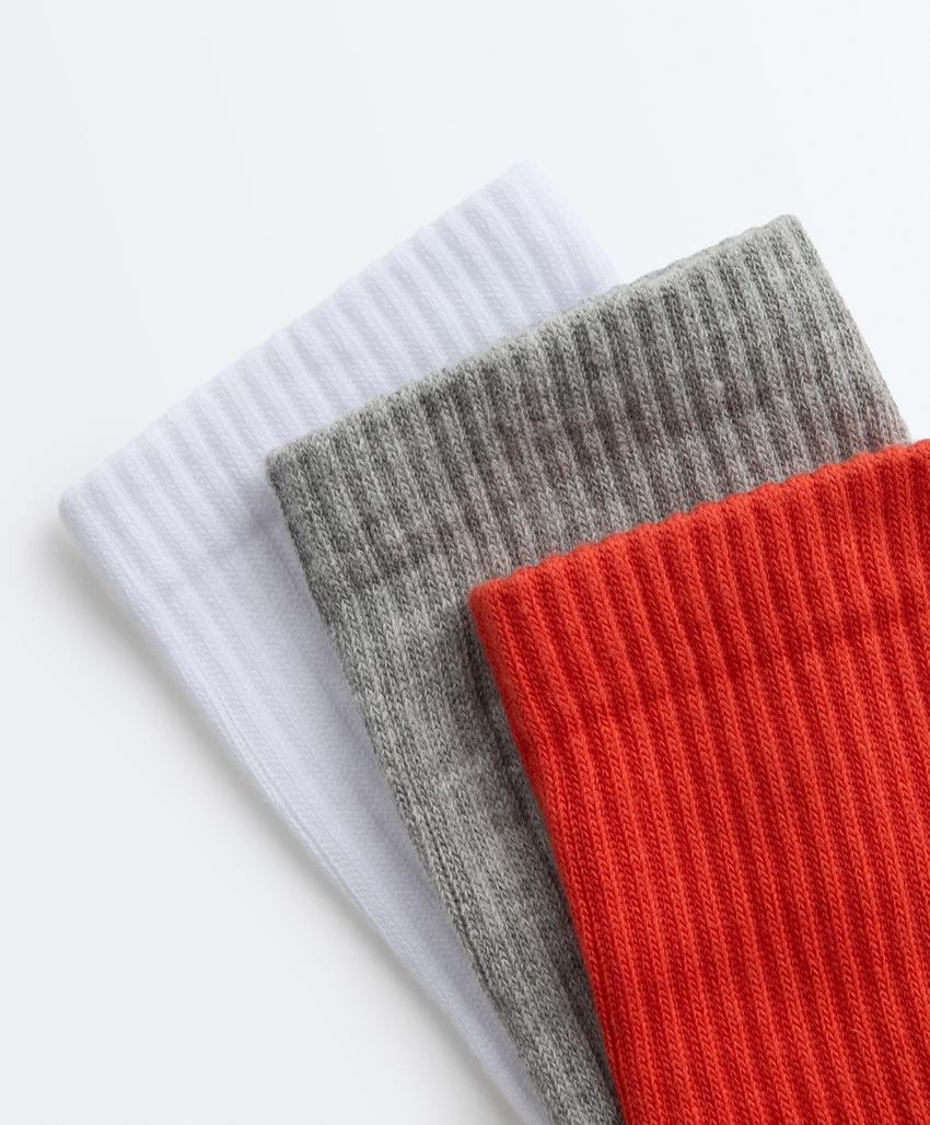 3 пары классических носков из смесового хлопка