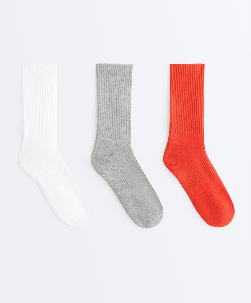 3 пары классических носков из смесового хлопка