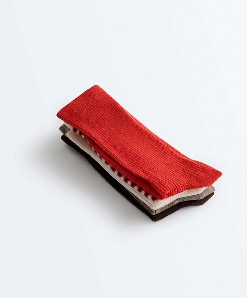 5 пар классических носков из смесового хлопка