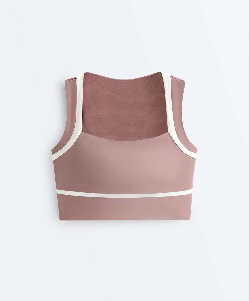 Майка - топ Compressive контраст