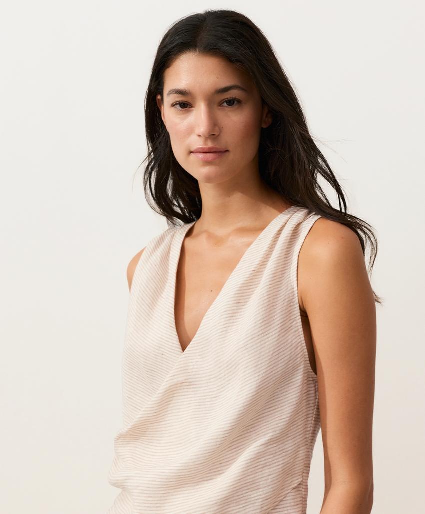 Top на запах из 100%-го льна