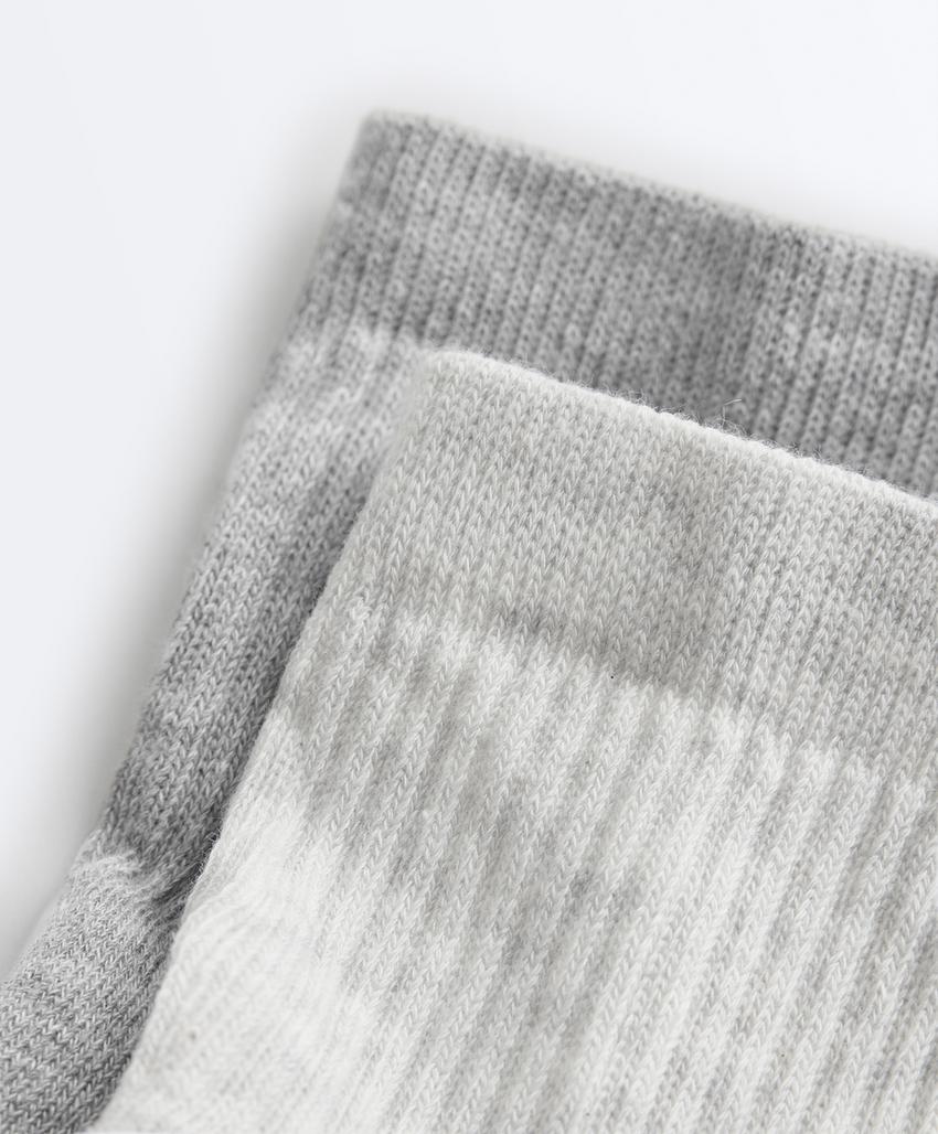 2 пары укороченных носков для йоги и пилатеса с хлопком