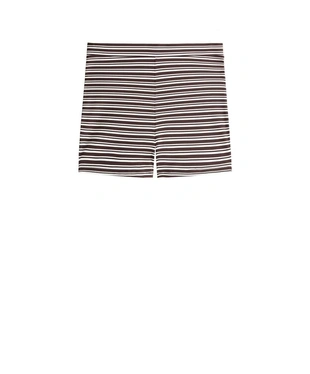 Велосипедки Hot pants Comfortlux с высокой посадкой, 5 см, в полоску- Заказать в России