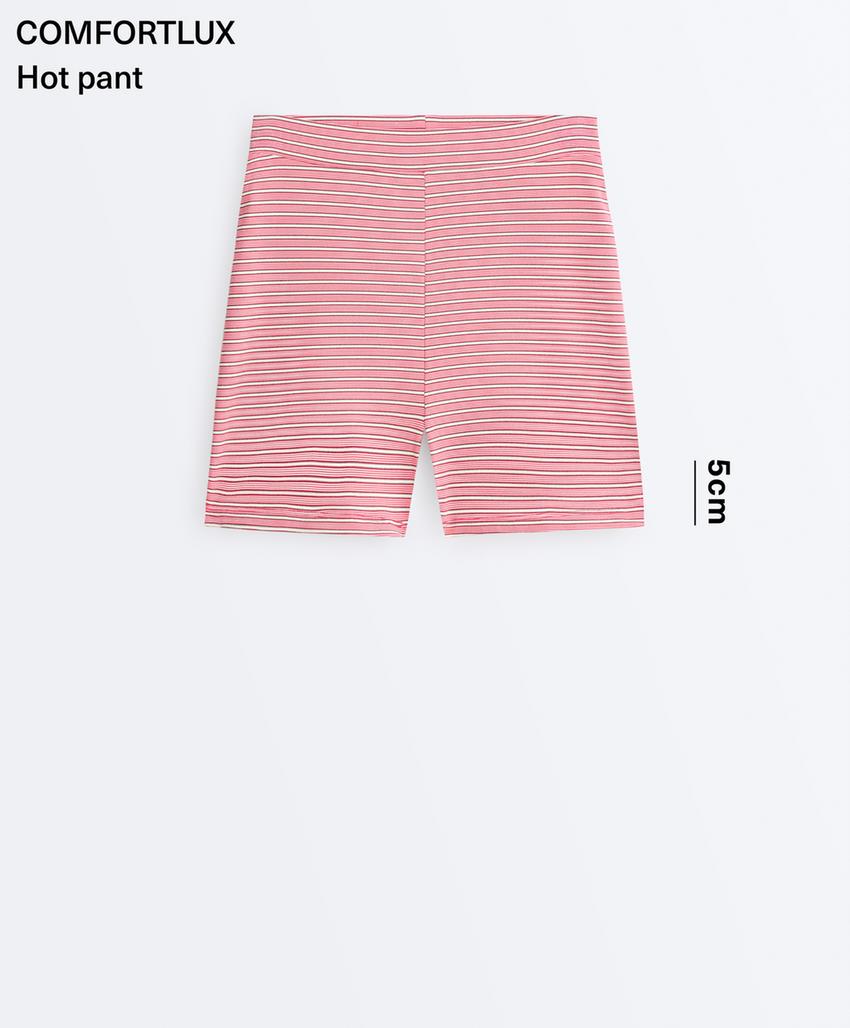 Велосипедки Hot Pants Comfortlux с высокой посадкой 5 см в полоску