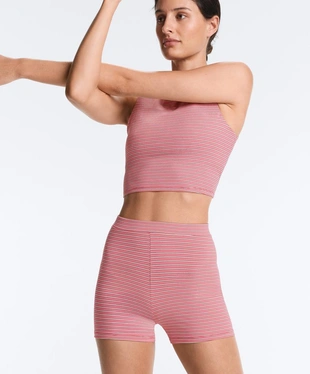 Велосипедки Hot Pants Comfortlux с высокой посадкой 5 см в полоску- Заказать в России