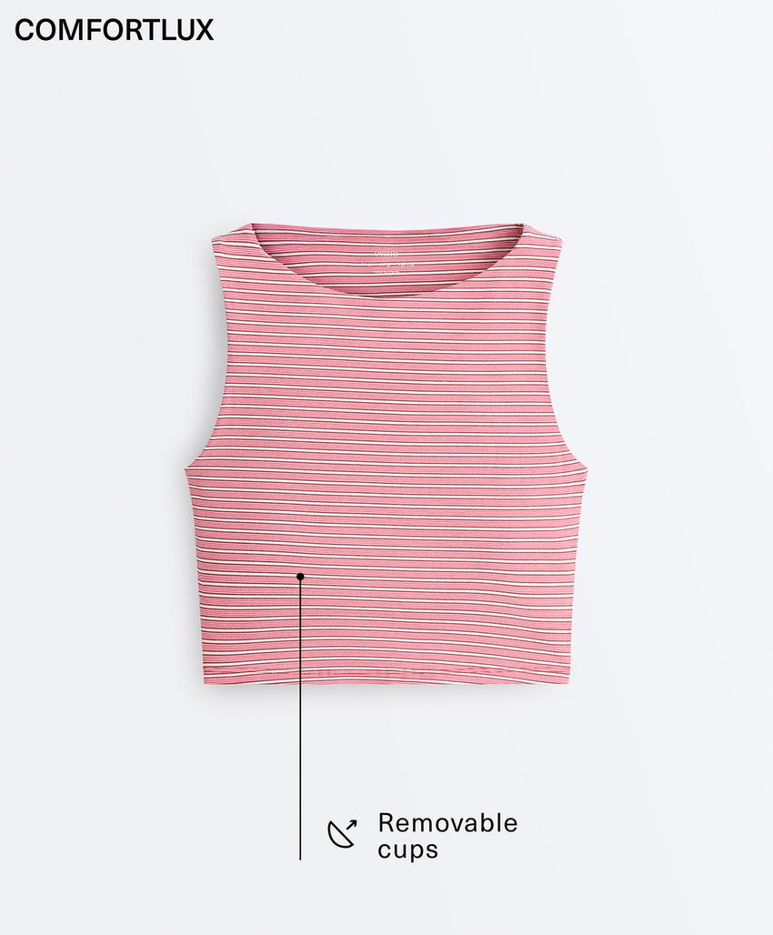 Майка - топ Comfortlux с вырезом-лодочкой