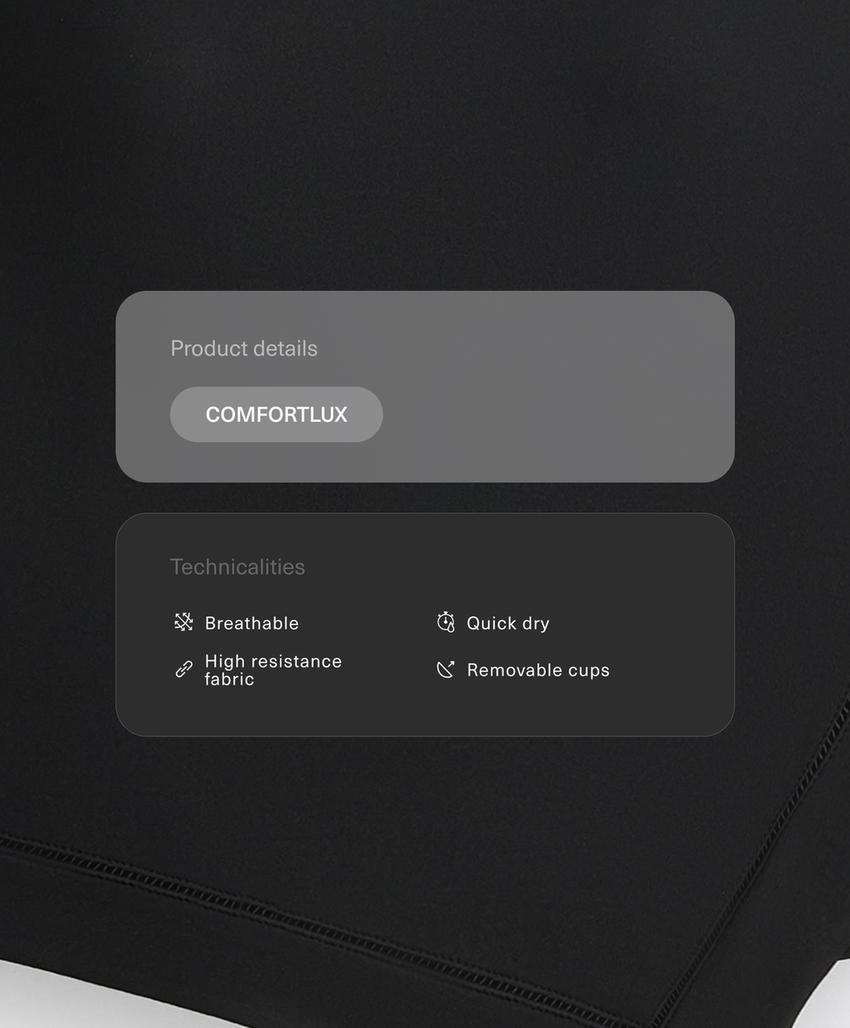 Топ-майка Comfortlux с вырезом халтер