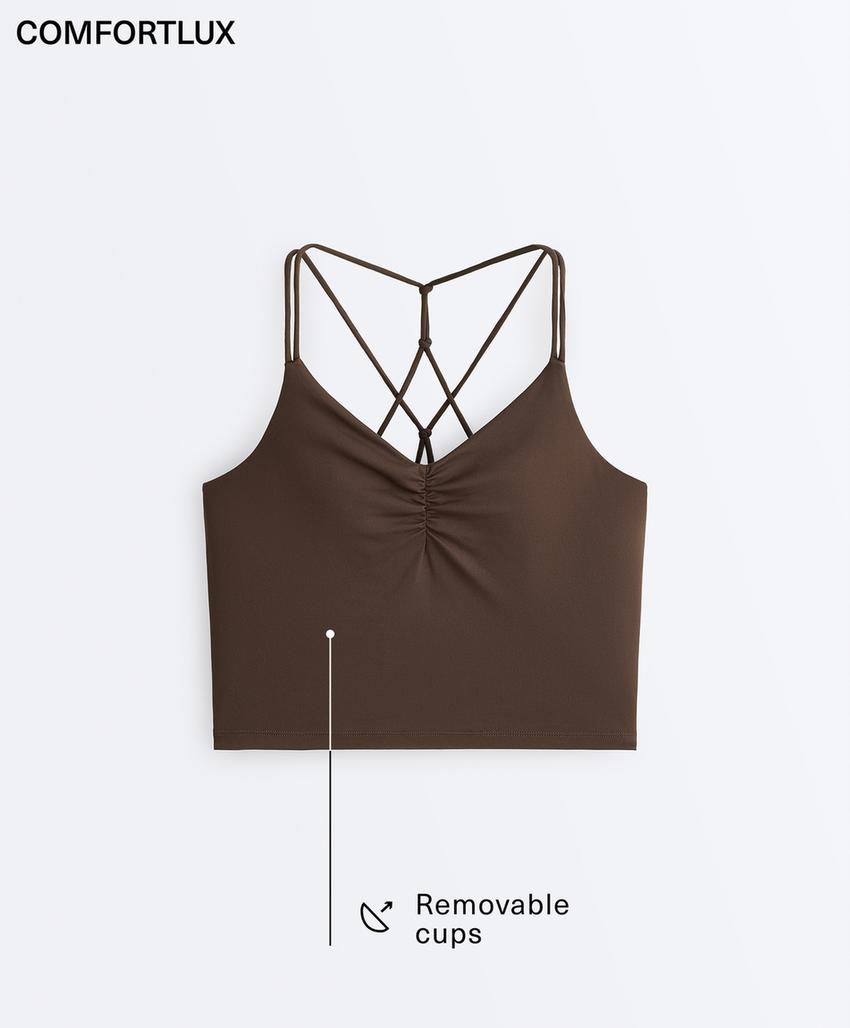 Майка - топ Comfortlux с перекрестными бретелями