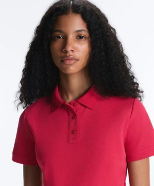 Поло с короткими рукавами из пике- Заказать в России