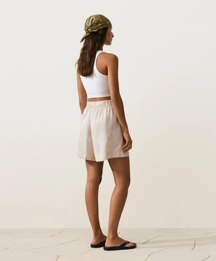 Шорты из 100% льна- Заказать в России