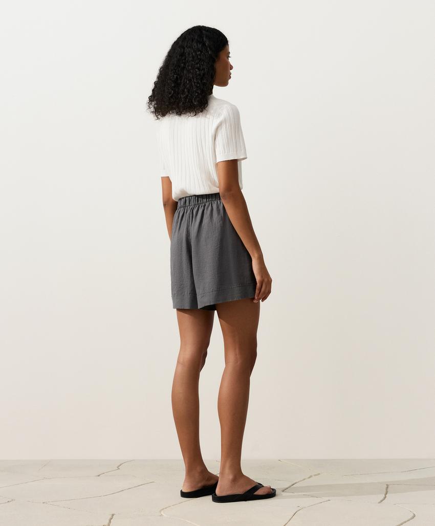 Шорты из 100% льна