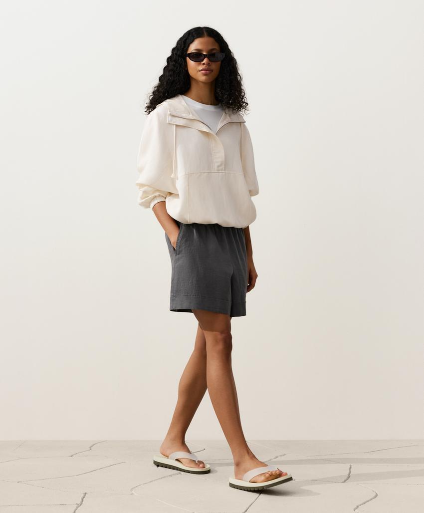 Шорты из 100% льна