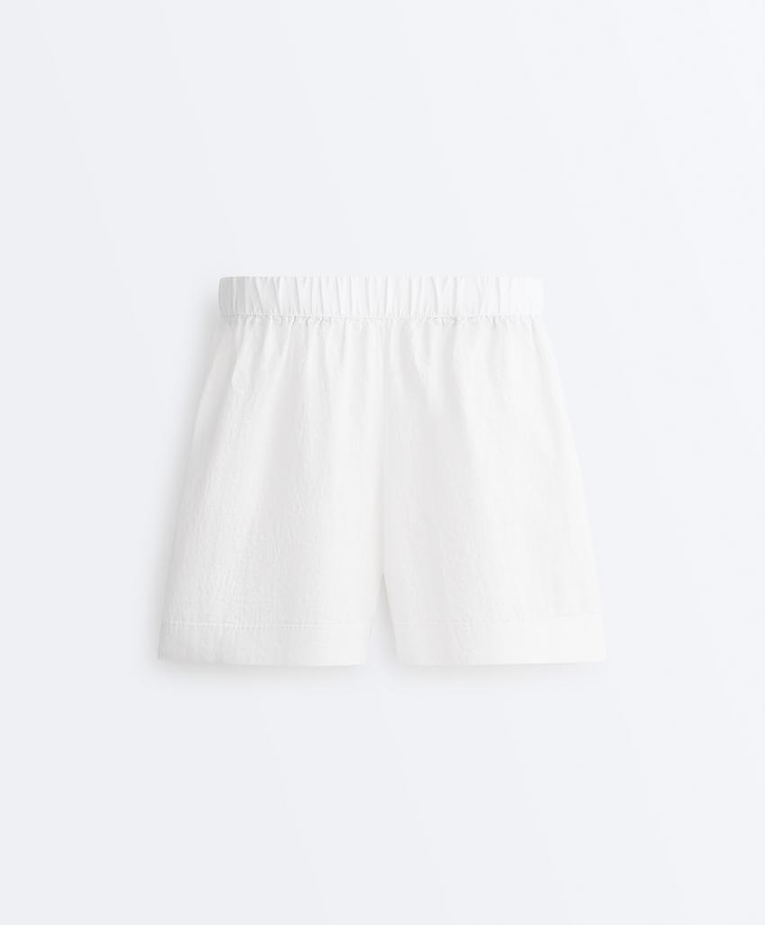 Шорты из 100% льна