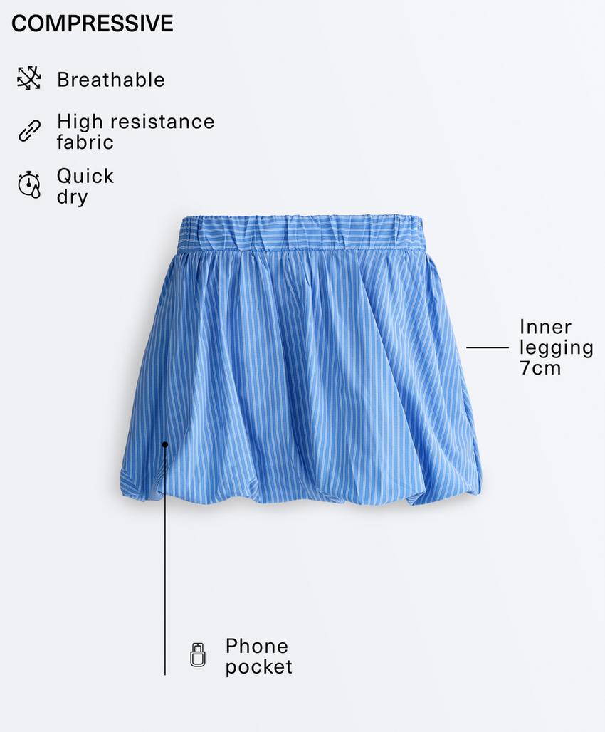 Юбка-баллон  Compressive в полоску