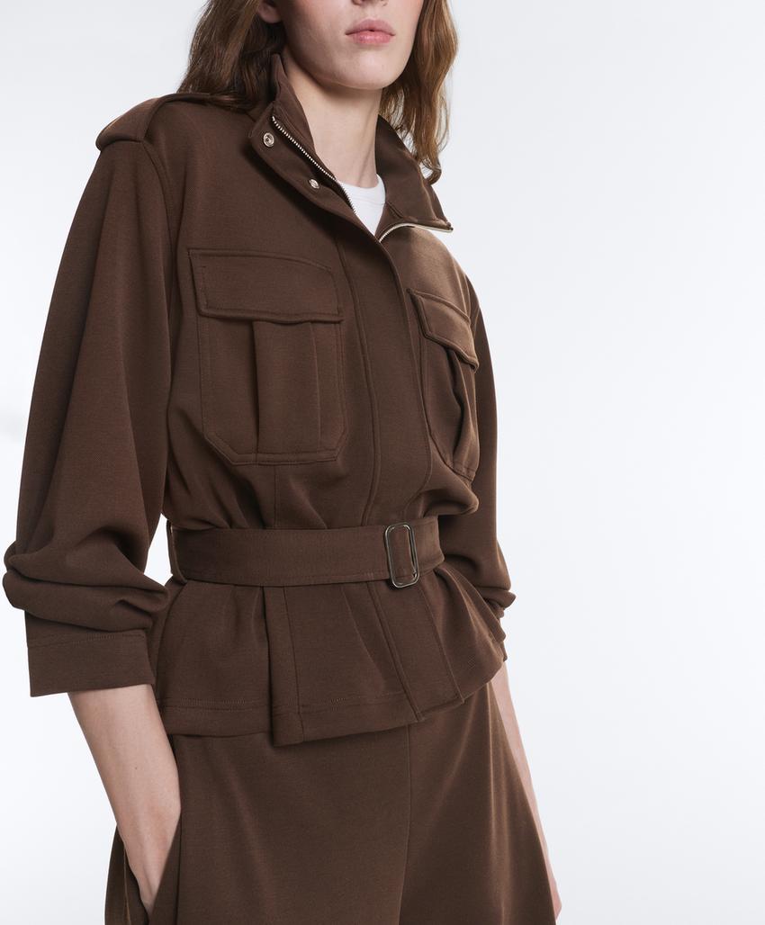 Куртка Utility из пике с поясом