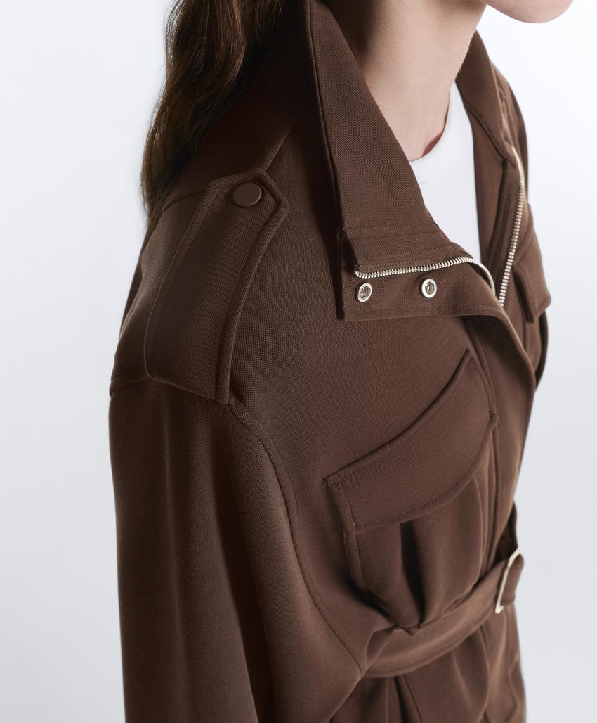 Куртка Utility из пике с поясом