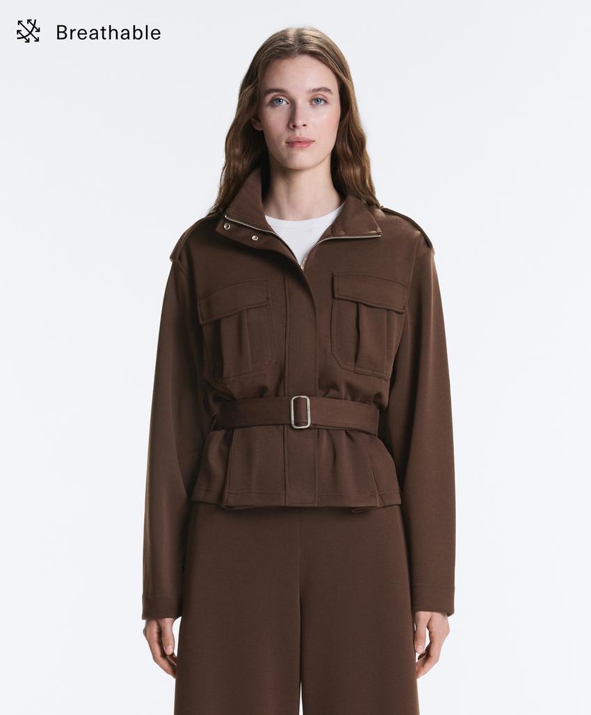 Куртка Utility из пике с поясом