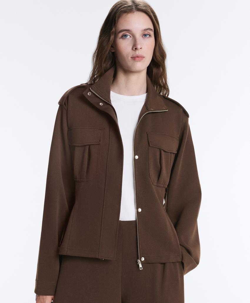 Куртка Utility из пике с поясом