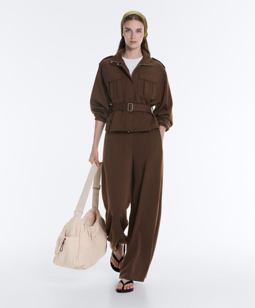 Куртка Utility из пике с поясом