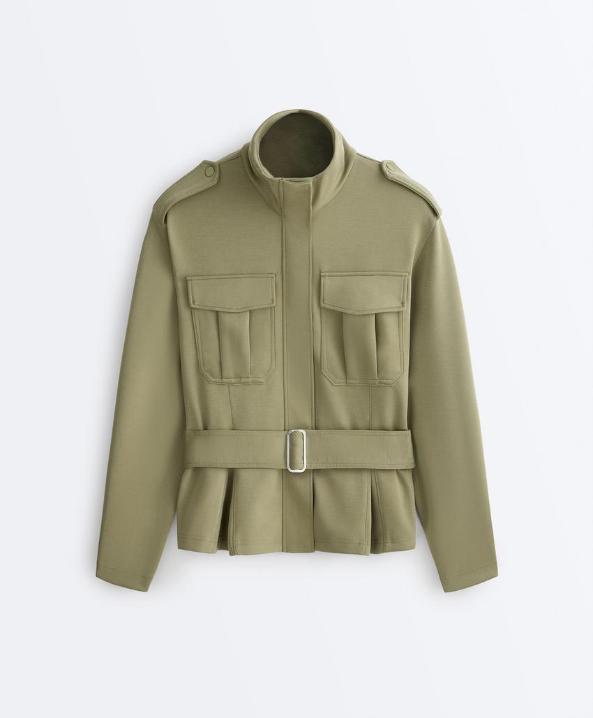 Куртка Utility из пике с поясом