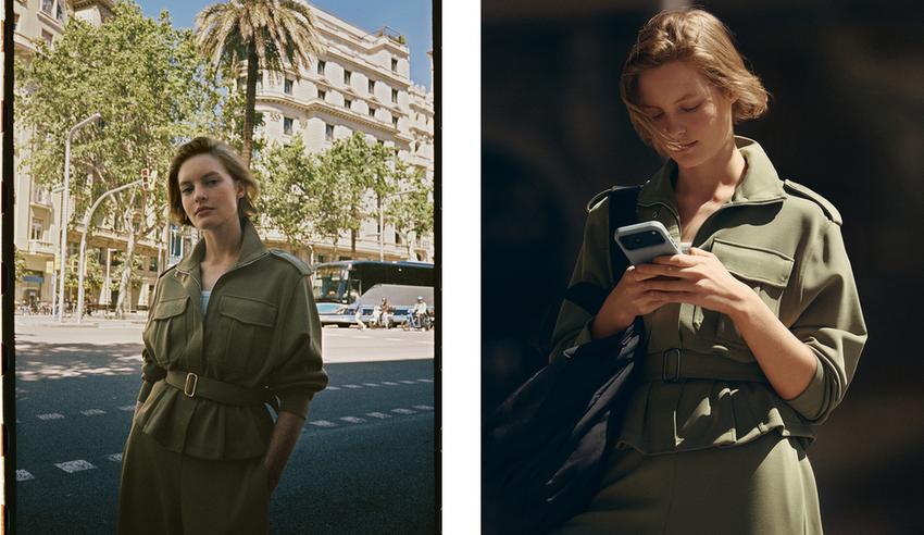 Куртка Utility из пике с поясом