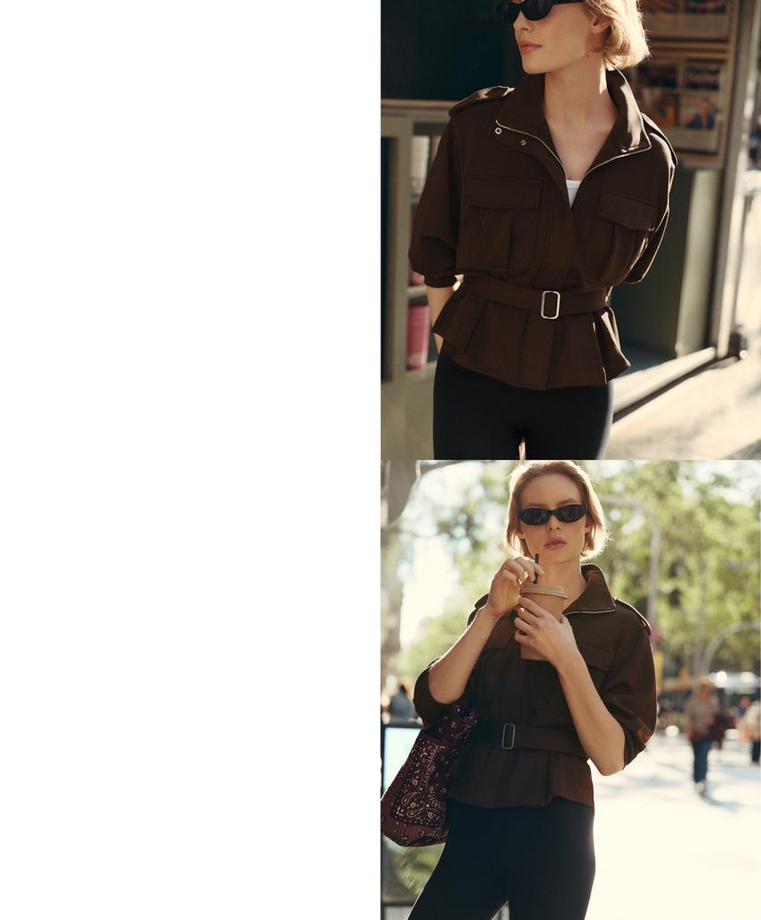 Толстовка Utility с коротким рукавом из хлопка пике