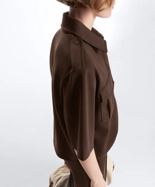 Толстовка Utility с коротким рукавом из хлопка пике- Заказать в России