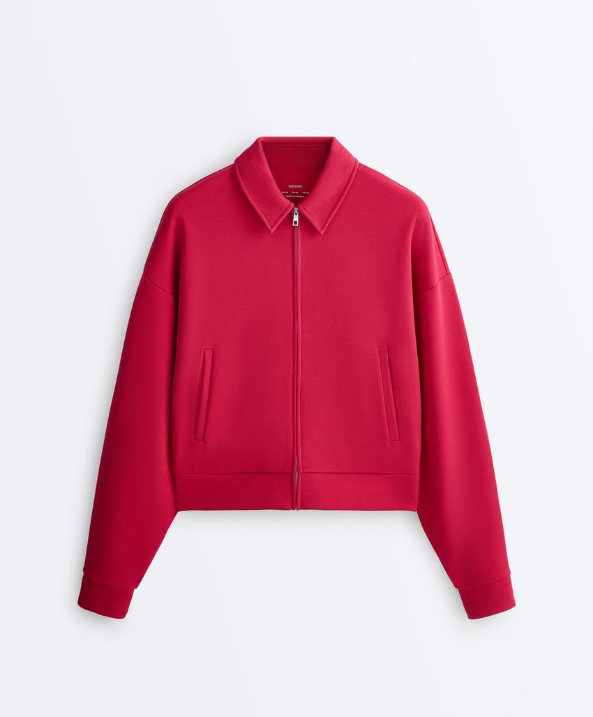 Куртка-поло из пике с хлопком