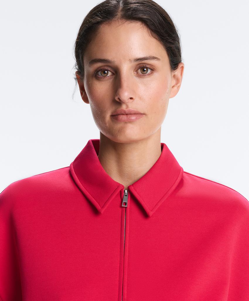 Куртка-поло из пике с хлопком