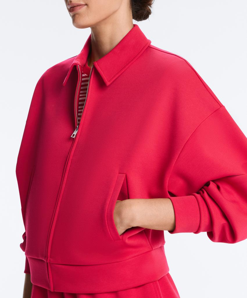 Куртка-поло из пике с хлопком