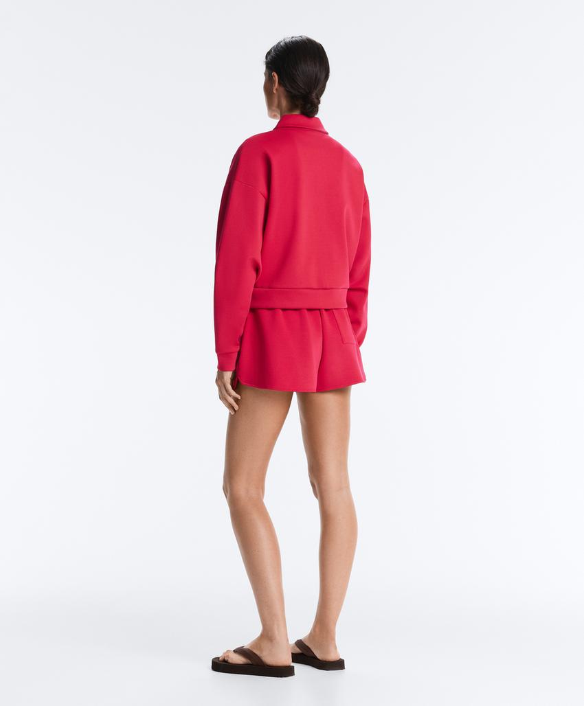 Куртка-поло из пике с хлопком