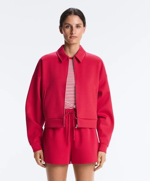 Куртка-поло из пике с хлопком- Заказать в России