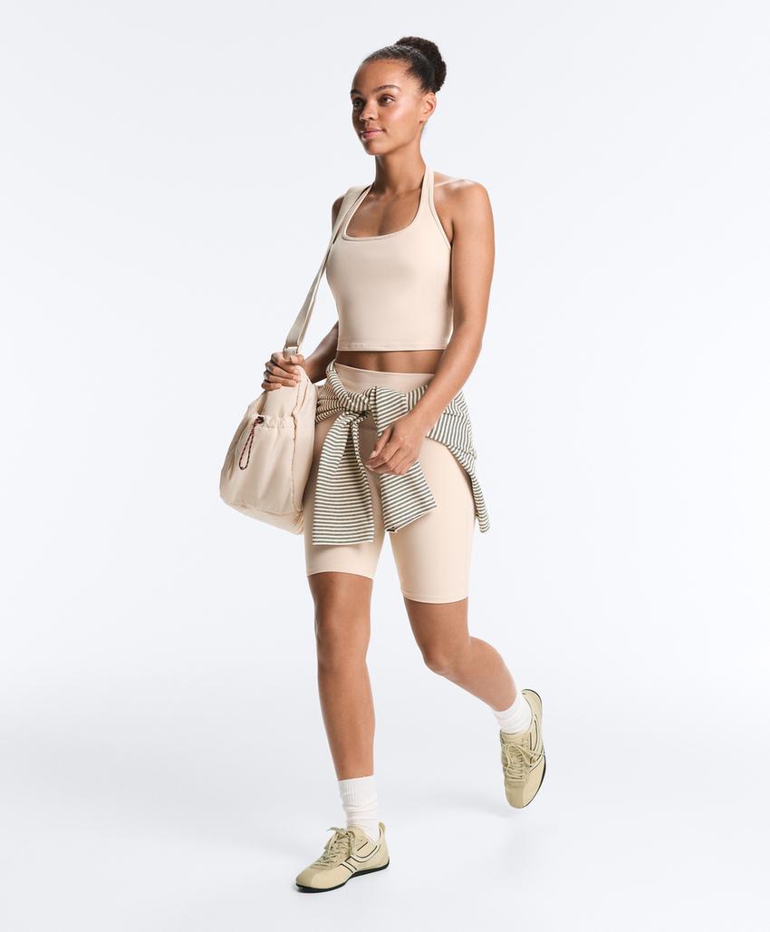 Легинсы-велосипедки Evermove с высокой посадкой, 20 см