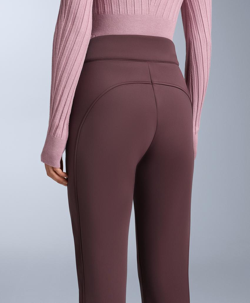 Water-resistant flare stretch SKI trousers