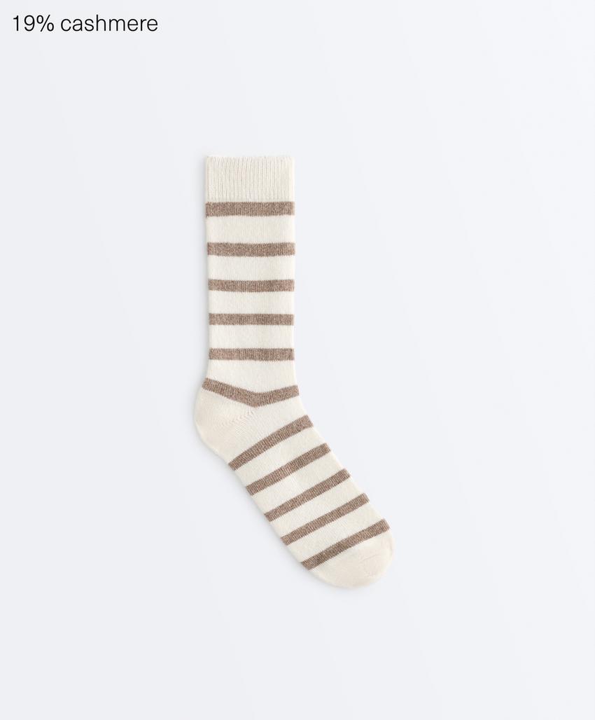 Классические носки с 19% кашемира и 12% шерсти