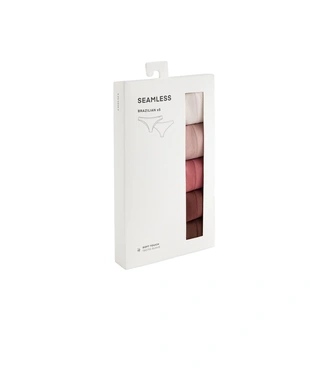 5 бесшовных трусов бразильяно Seamless Soft touch с Logo- Заказать в России