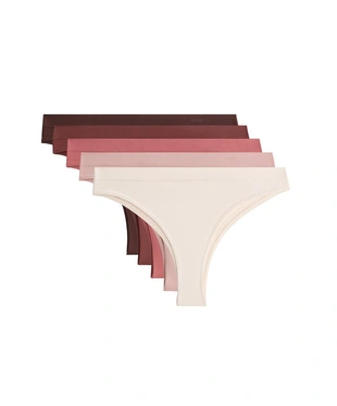 5 бесшовных трусов бразильяно Seamless Soft touch с Logo- Заказать в России