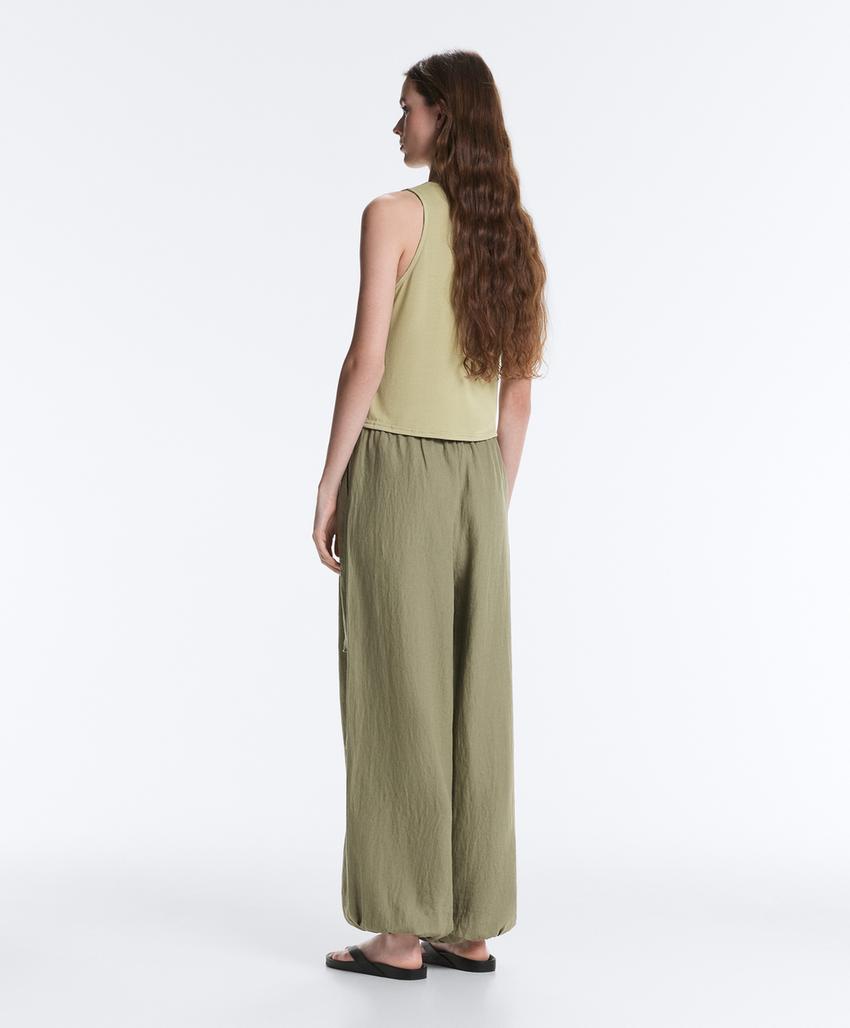 Футболка из смесового модала на запах