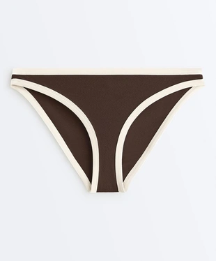 Классические плавки бикини с контрастной окантовкой- Заказать в России