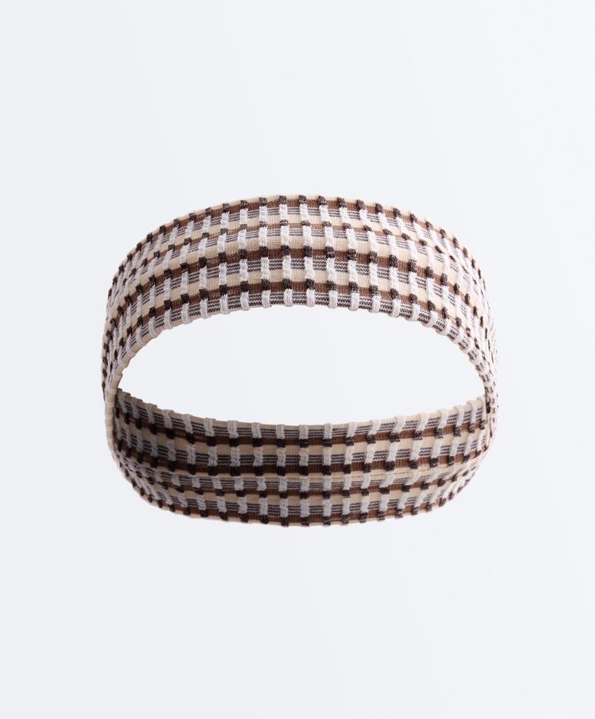 Спортивная повязка для волос 6 см с текстурой