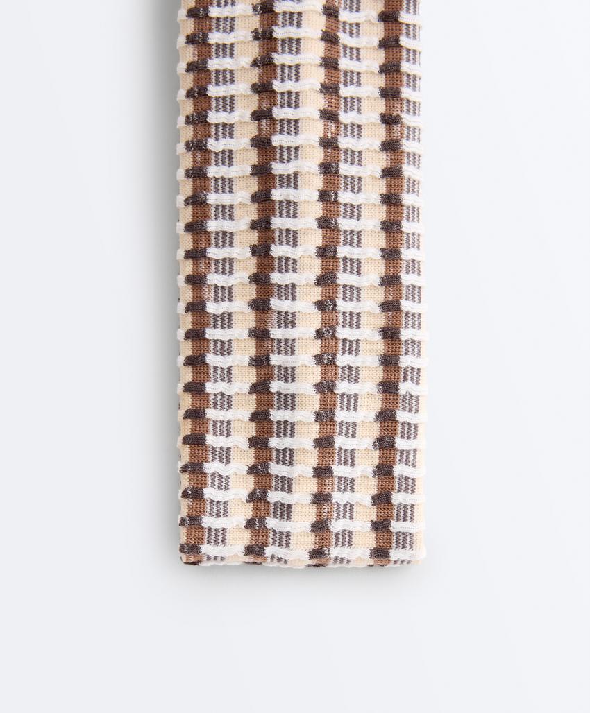 Спортивная повязка для волос 6 см с текстурой