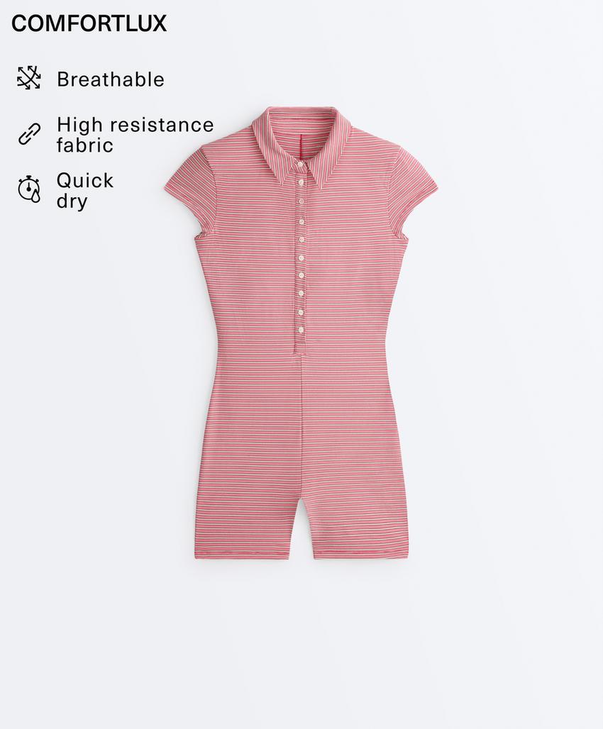 Короткий комбинезон Comfortlux в полоску