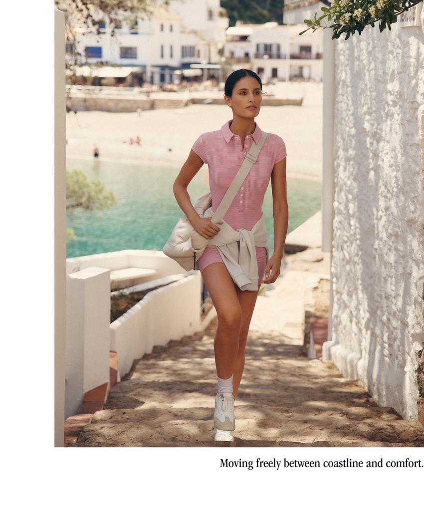 Короткий комбинезон Comfortlux в полоску