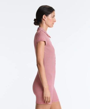 Короткий комбинезон Comfortlux в полоску- Заказать в России