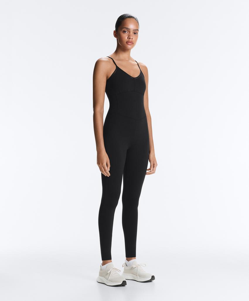 Длинный комбинезон Comfortlux с ажурной строчкой