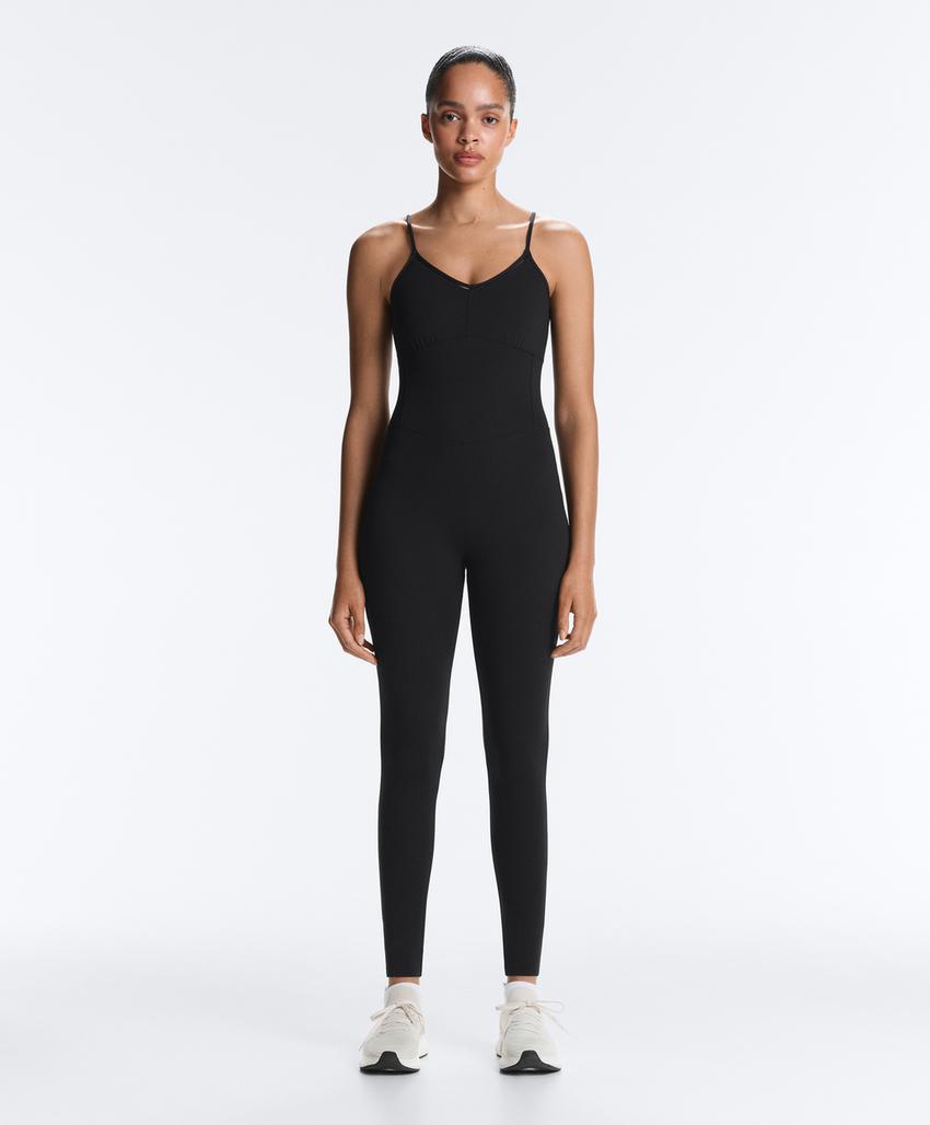 Длинный комбинезон Comfortlux с ажурной строчкой