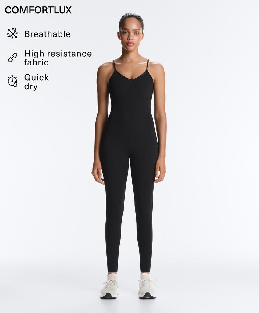 Длинный комбинезон Comfortlux с ажурной строчкой