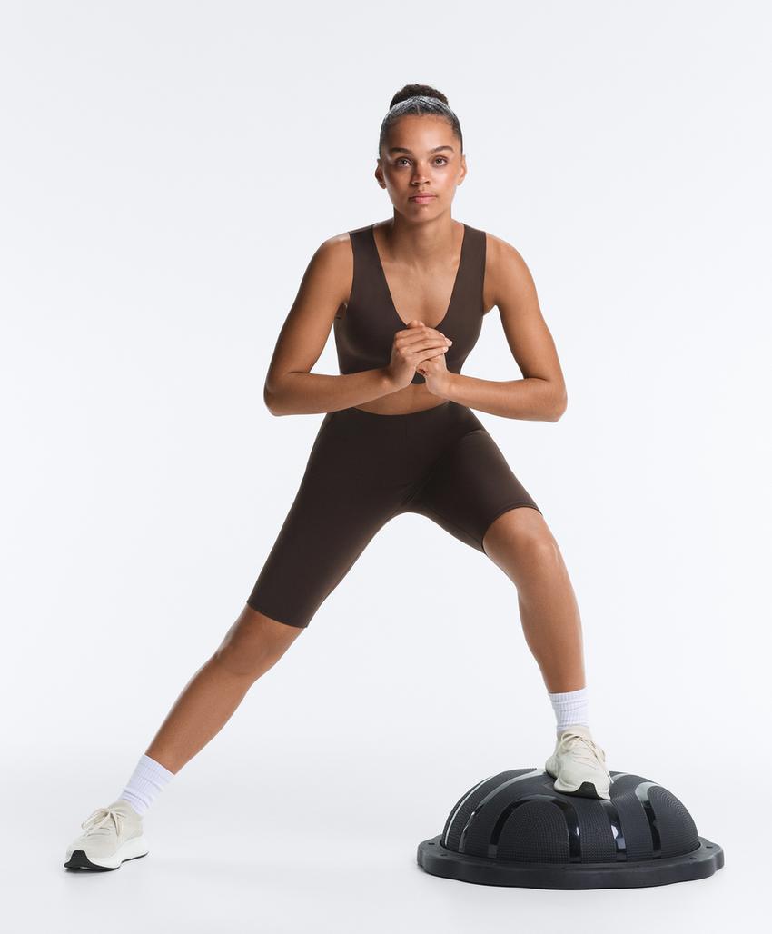 Легинсы-велосипедки с высокой посадкой Compressive Core Control, 25 см