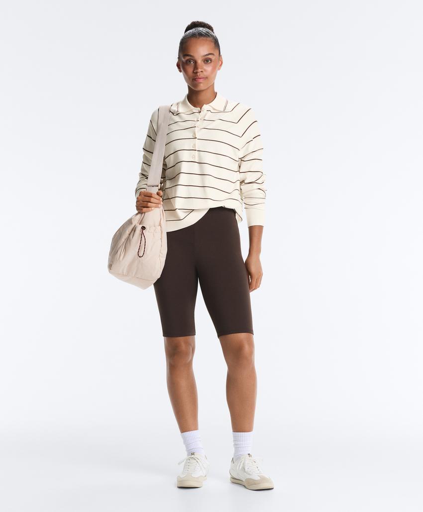 Легинсы-велосипедки с высокой посадкой Compressive Core Control, 25 см